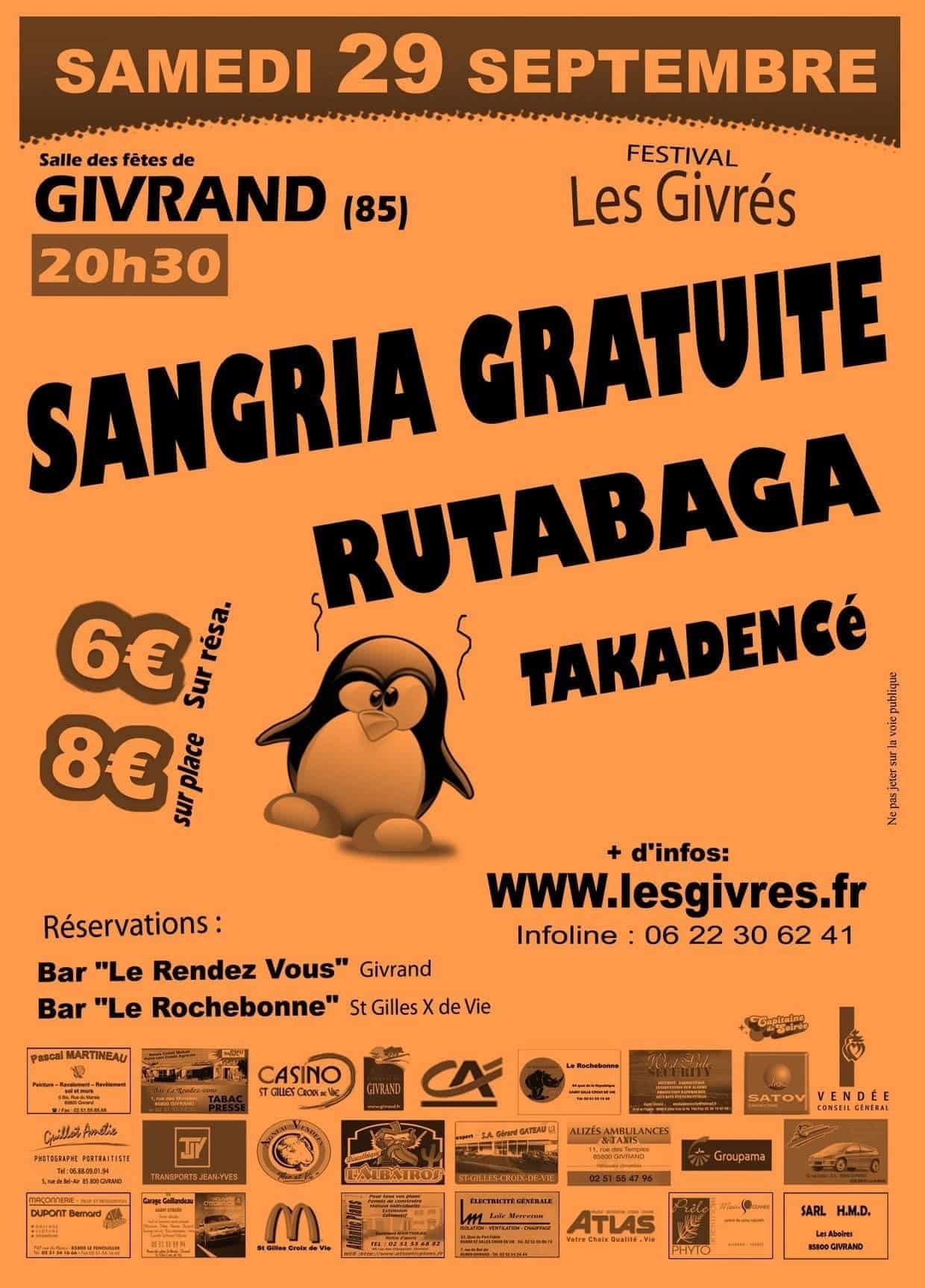 Affiche Festival Les Givrés 2007 - Givrand