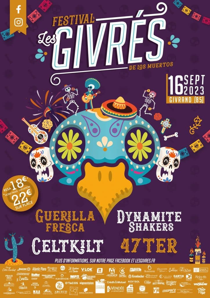 Affiche 2023 Festival Les Givrés